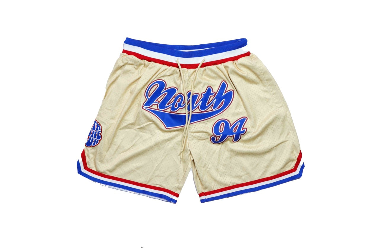 North94 Shorts Cream/Red/Blue
