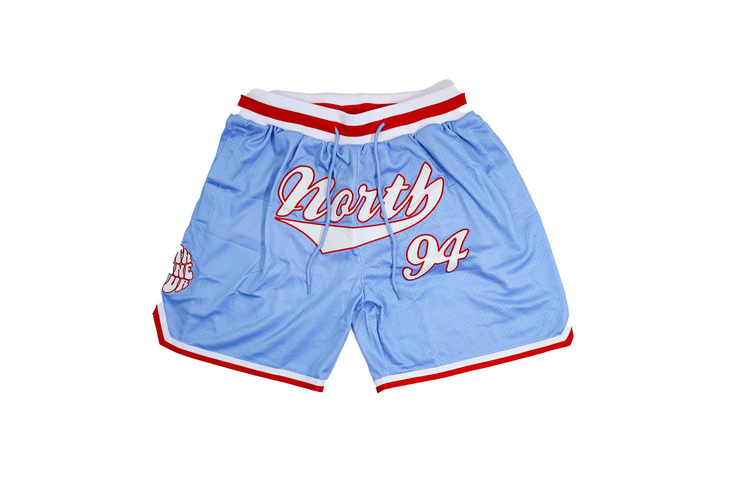 North94 Shorts Light Blue/Red/White